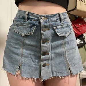 Denim Skort